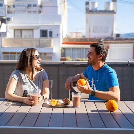 Atico Luminoso Con Terraza Enorme Y Ac A 2 Min De La Playa Apartament